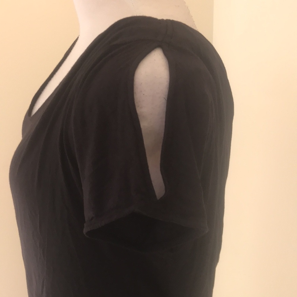 Bcbgeneration Small Black Split Sleeve Loose Fit … - image 2